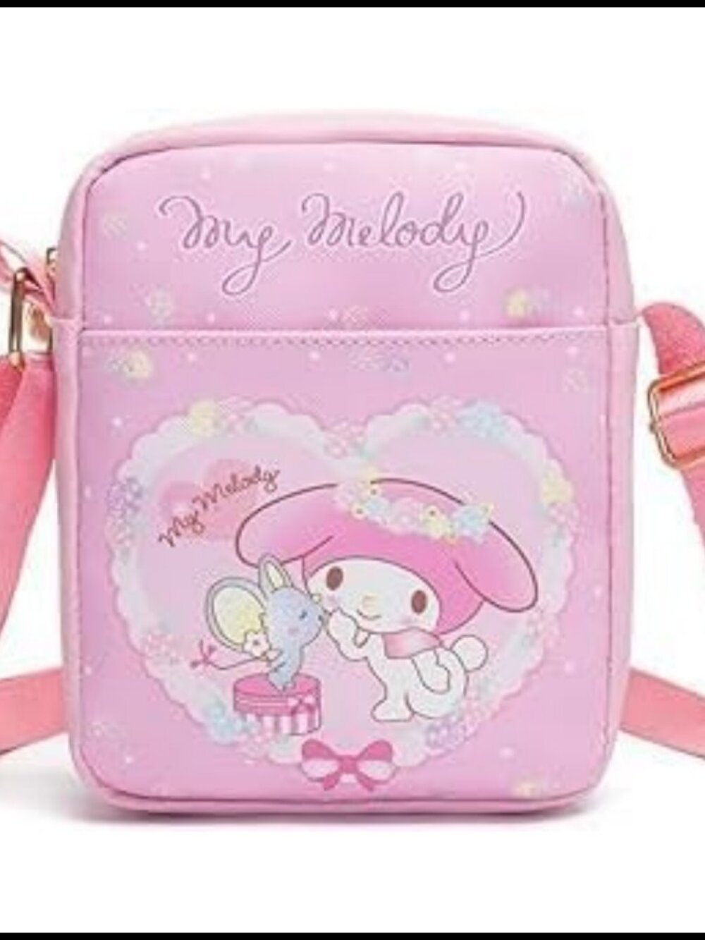 Cartoon Crossbody Bag PU Mini Handbag Sling Shoulder Bag Girls Gift